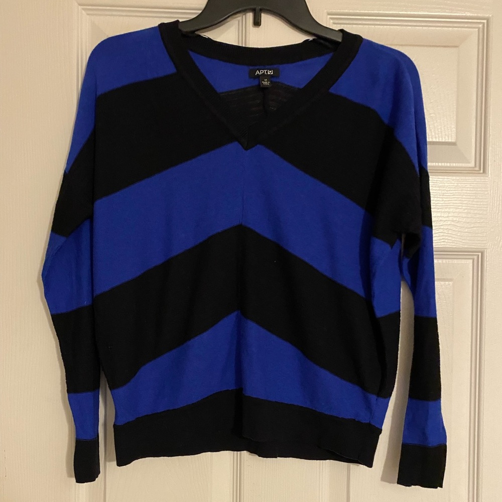 Blue & Black Sweater. Great Condition.